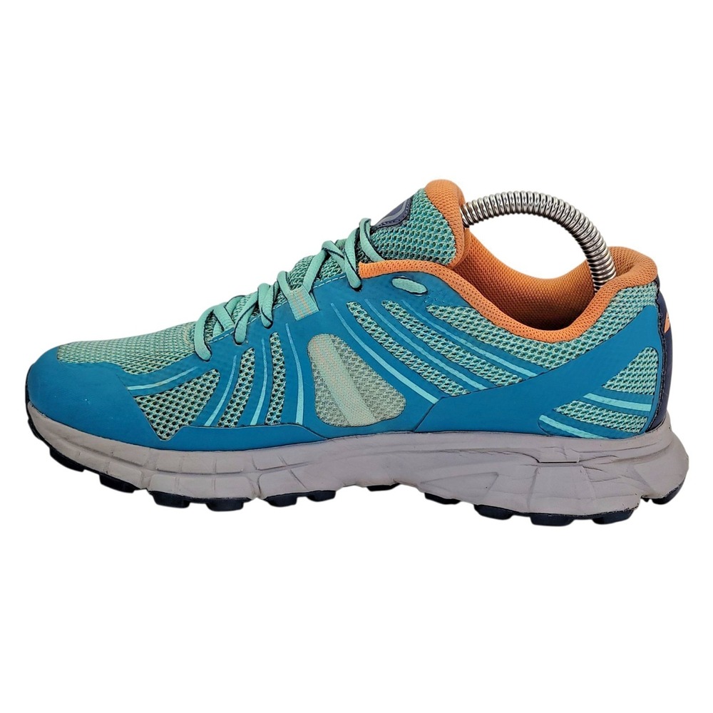 Columbia Montrail Mojave Trail Womens Running Shoes Blue Orange Sneaker 9 BL1795 - Picture 6 of 12
